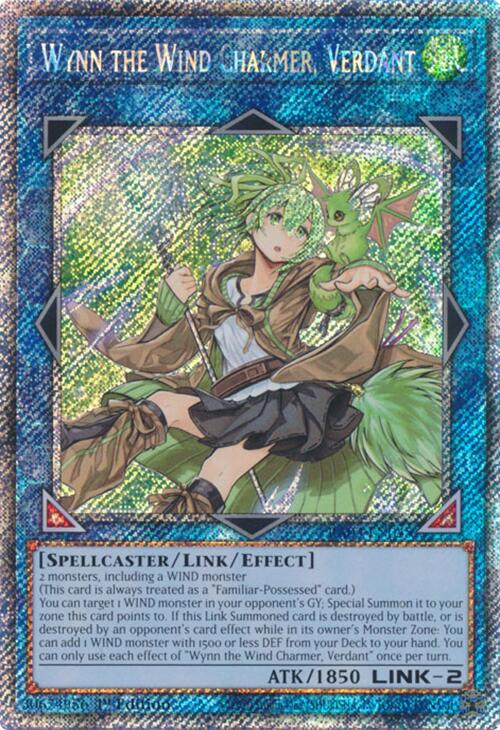 Wynn the Wind Charmer, Verdant (Platinum Secret Rare) [RA03-EN045] Platinum Secret Rare | Gaming Infinity