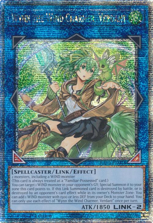Wynn the Wind Charmer, Verdant (Quarter Century Secret Rare) [RA03-EN045] Quarter Century Secret Rare | Gaming Infinity