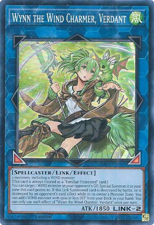 Wynn the Wind Charmer, Verdant [RA03-EN045] Super Rare | Gaming Infinity