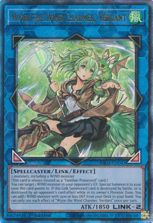 Wynn the Wind Charmer, Verdant (UTR) [RA03-EN045] Prismatic Ultimate Rare | Gaming Infinity