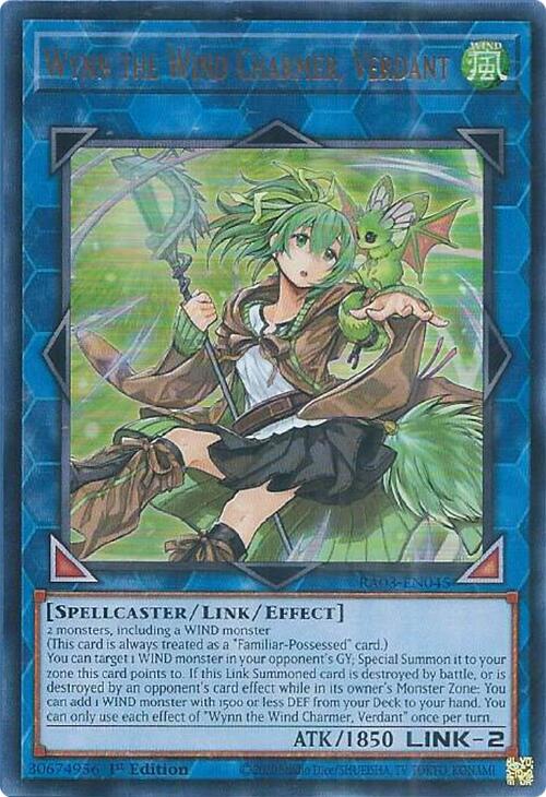 Wynn the Wind Charmer, Verdant (UR) [RA03-EN045] Ultra Rare | Gaming Infinity