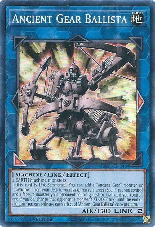 Ancient Gear Ballista [RA03-EN046] Super Rare | Gaming Infinity