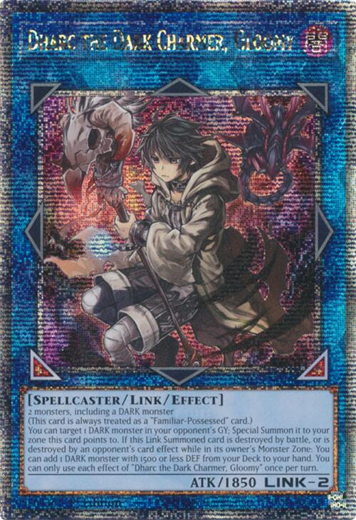 Dharc the Dark Charmer, Gloomy (Quarter Century Secret Rare) [RA03-EN048] Quarter Century Secret Rare | Gaming Infinity