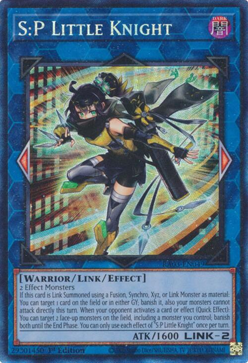 S:P Little Knight (CR) [RA03-EN049] Prismatic Collector's Rare | Gaming Infinity