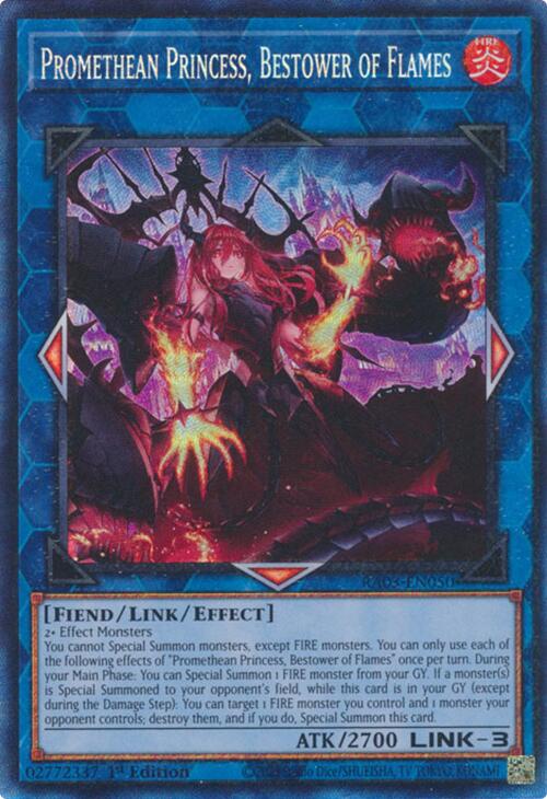 Promethean Princess, Bestower of Flames (CR) [RA03-EN050] Prismatic Collector's Rare | Gaming Infinity