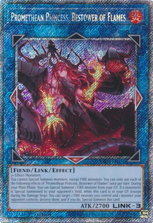 Promethean Princess, Bestower of Flames (Platinum Secret Rare) [RA03-EN050] Platinum Secret Rare | Gaming Infinity