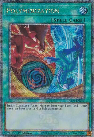 Polymerization (Quarter Century Secret Rare) [RA03-EN051] Quarter Century Secret Rare | Gaming Infinity