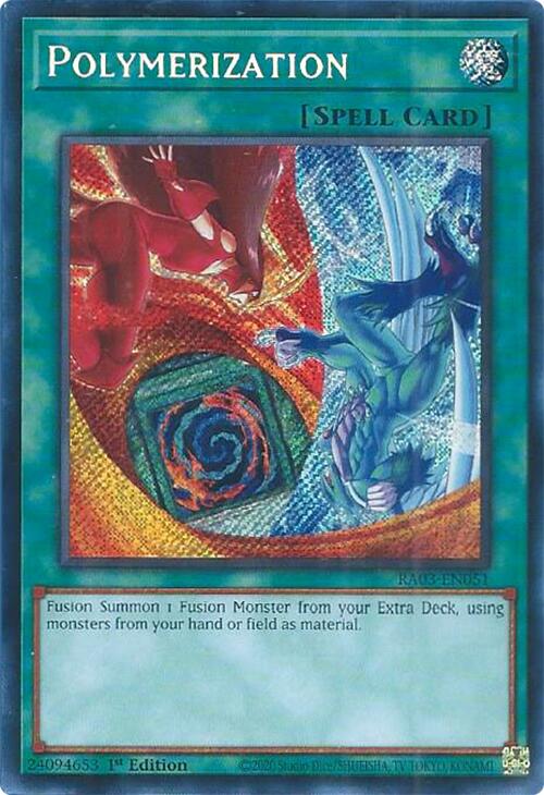 Polymerization (Secret Rare) [RA03-EN051] Secret Rare | Gaming Infinity