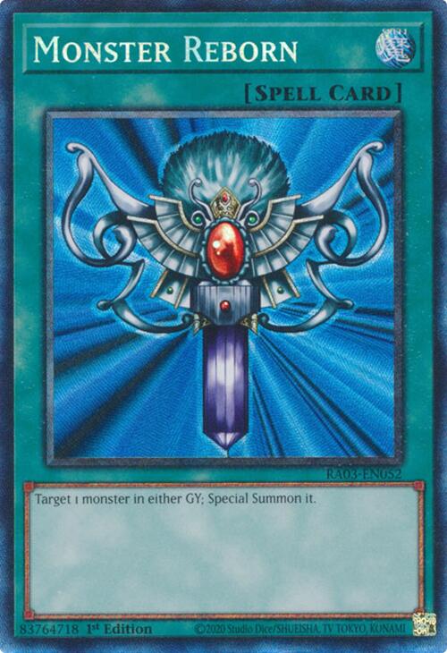 Monster Reborn (CR) [RA03-EN052] Prismatic Collector's Rare | Gaming Infinity