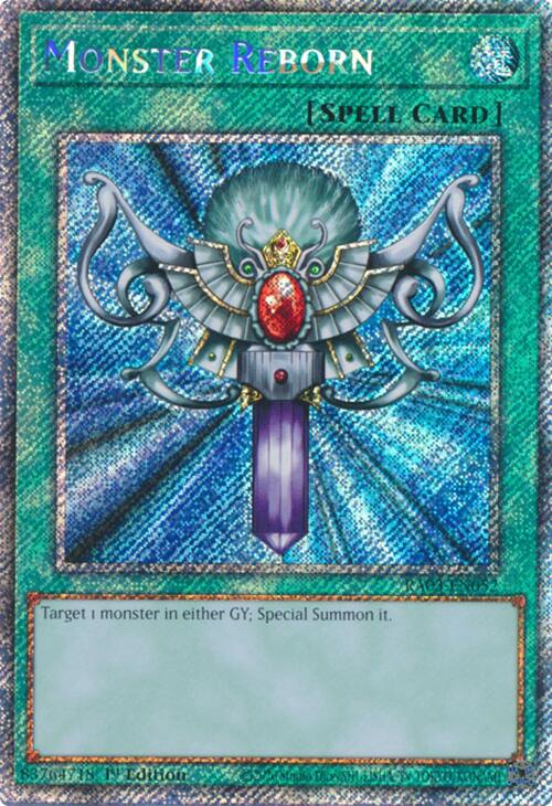 Monster Reborn (Platinum Secret Rare) [RA03-EN052] Platinum Secret Rare | Gaming Infinity