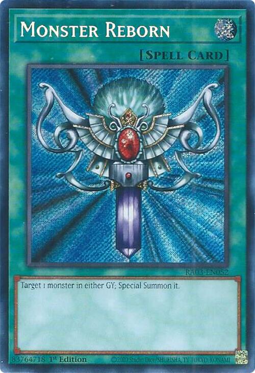 Monster Reborn (Secret Rare) [RA03-EN052] Secret Rare | Gaming Infinity