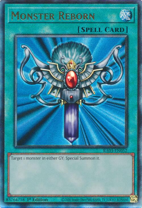 Monster Reborn (UTR) [RA03-EN052] Prismatic Ultimate Rare | Gaming Infinity