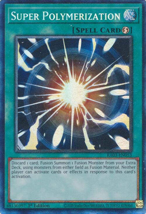 Super Polymerization (CR) [RA03-EN053] Prismatic Collector's Rare | Gaming Infinity