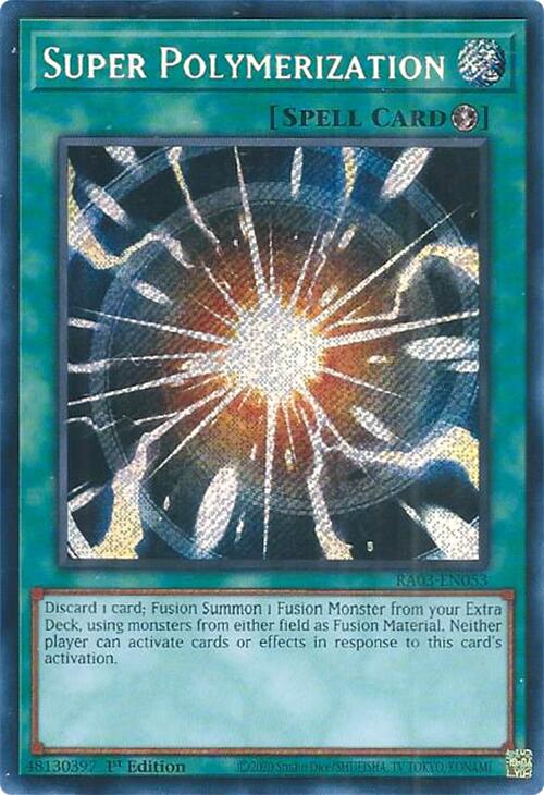 Super Polymerization (Secret Rare) [RA03-EN053] Secret Rare | Gaming Infinity