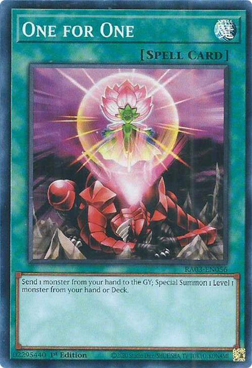 One for One [RA03-EN056] Super Rare | Gaming Infinity