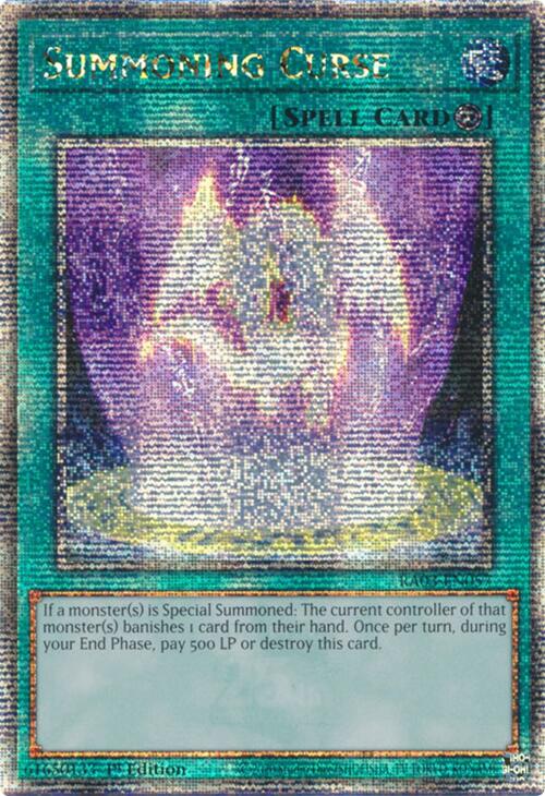 Summoning Curse (Quarter Century Secret Rare) [RA03-EN057] Quarter Century Secret Rare | Gaming Infinity