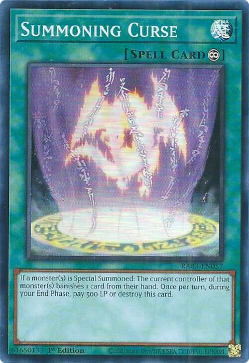 Summoning Curse [RA03-EN057] Super Rare | Gaming Infinity