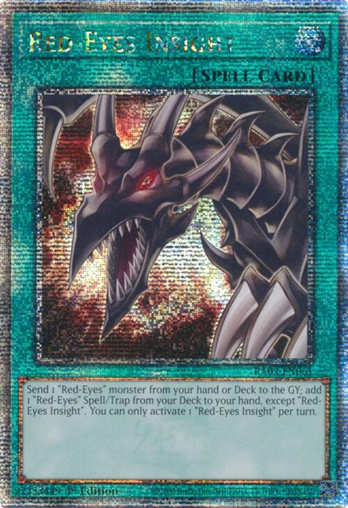 Red-Eyes Insight (Quarter Century Secret Rare) [RA03-EN061] Quarter Century Secret Rare | Gaming Infinity