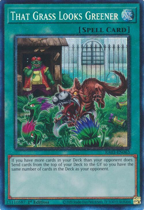 That Grass Looks Greener (CR) [RA03-EN063] Prismatic Collector's Rare | Gaming Infinity