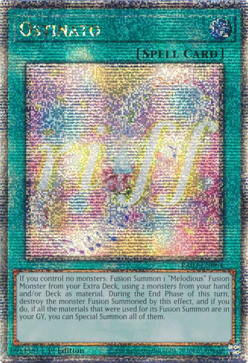 Ostinato (Quarter Century Secret Rare) [RA03-EN064] Quarter Century Secret Rare | Gaming Infinity