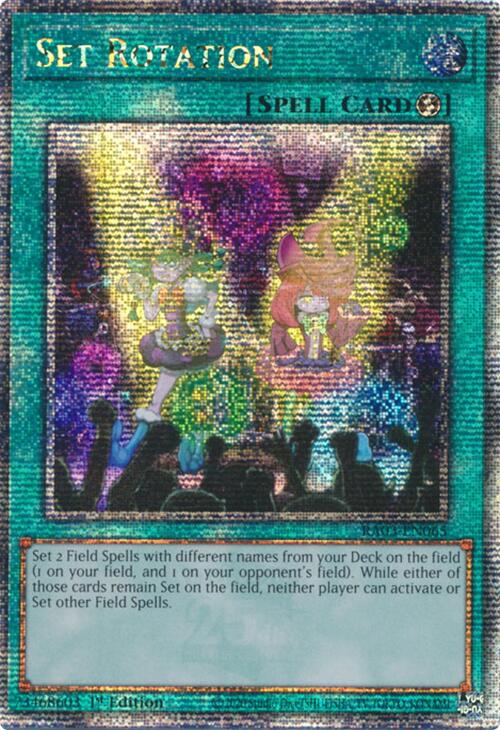 Set Rotation (Quarter Century Secret Rare) [RA03-EN065] Quarter Century Secret Rare | Gaming Infinity