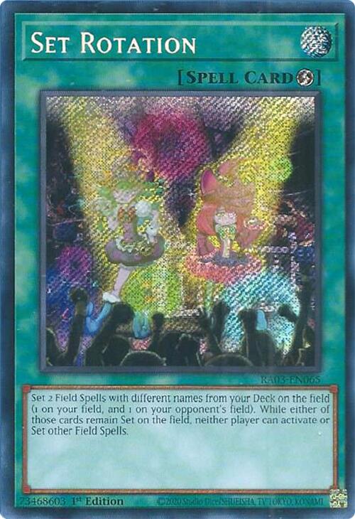 Set Rotation (Secret Rare) [RA03-EN065] Secret Rare | Gaming Infinity