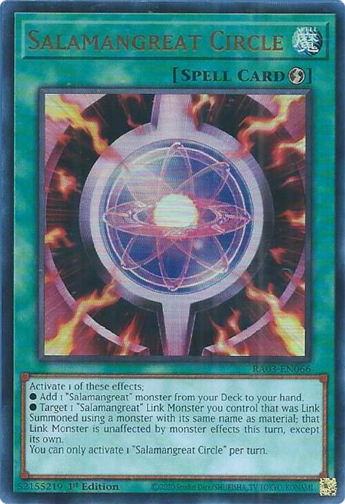 Salamangreat Circle (UR) [RA03-EN066] Ultra Rare | Gaming Infinity