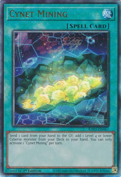 Cynet Mining (UTR) [RA03-EN067] Prismatic Ultimate Rare | Gaming Infinity