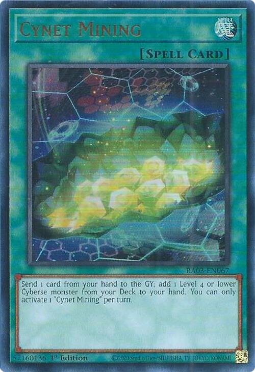 Cynet Mining (UR) [RA03-EN067] Ultra Rare | Gaming Infinity