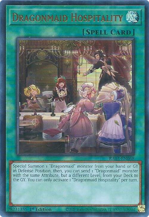 Dragonmaid Hospitality (UR) [RA03-EN068] Ultra Rare | Gaming Infinity