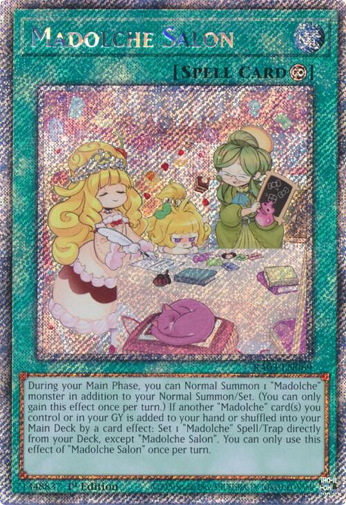 Madolche Salon (Platinum Secret Rare) [RA03-EN069] Platinum Secret Rare | Gaming Infinity