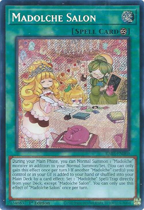 Madolche Salon (Secret Rare) [RA03-EN069] Secret Rare | Gaming Infinity