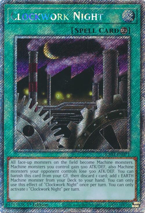 Clockwork Night (Platinum Secret Rare) [RA03-EN071] Platinum Secret Rare | Gaming Infinity