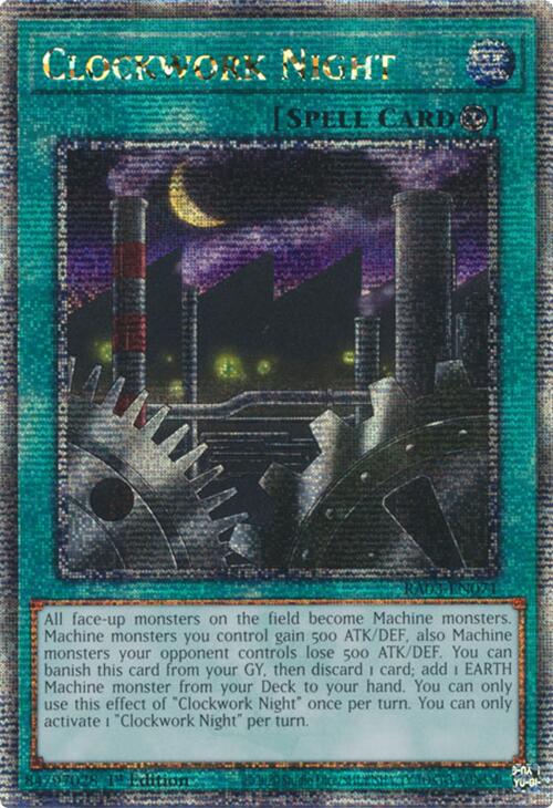 Clockwork Night (Quarter Century Secret Rare) [RA03-EN071] Quarter Century Secret Rare | Gaming Infinity