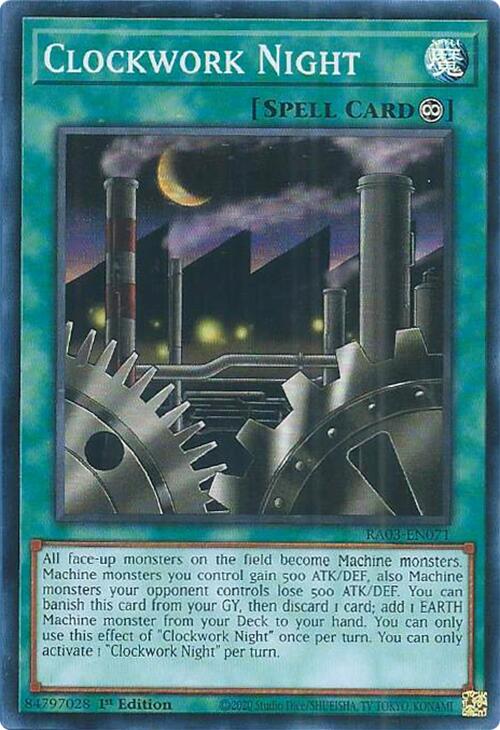 Clockwork Night [RA03-EN071] Super Rare | Gaming Infinity
