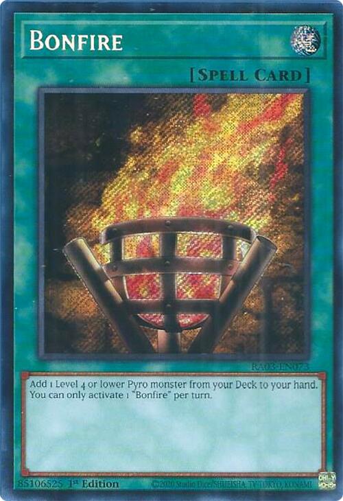 Bonfire (Secret Rare) [RA03-EN073] Secret Rare | Gaming Infinity