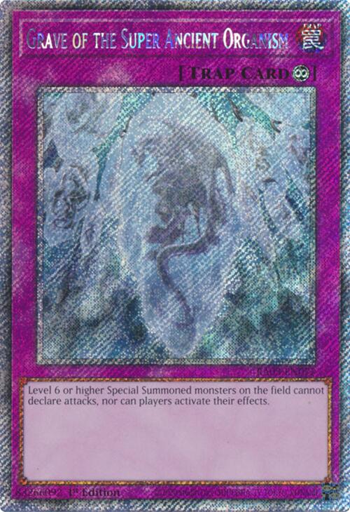 Grave of the Super Ancient Organism (Platinum Secret Rare) [RA03-EN077] Platinum Secret Rare | Gaming Infinity