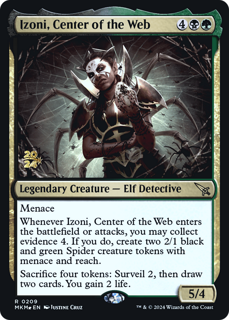 Izoni, Center of the Web [Murders at Karlov Manor Prerelease Promos] | Gaming Infinity