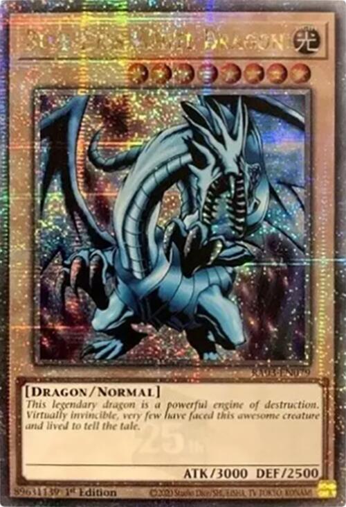 Blue-Eyes White Dragon (Quarter Century Secret Rare) [RA03-EN079] Quarter Century Secret Rare | Gaming Infinity