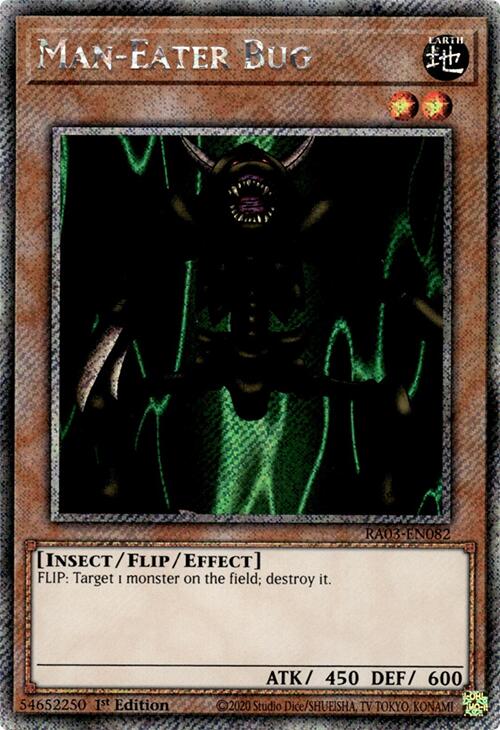 Man-Eater Bug (Platinum Secret Rare) [RA03-EN082] Platinum Secret Rare | Gaming Infinity