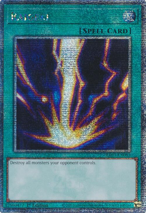 Raigeki (Quarter Century Secret Rare) [RA03-EN083] Quarter Century Secret Rare | Gaming Infinity