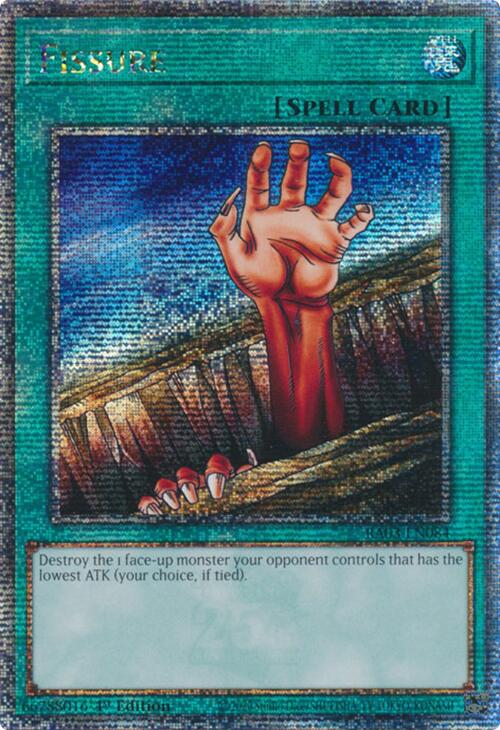 Fissure (Quarter Century Secret Rare) [RA03-EN084] Quarter Century Secret Rare | Gaming Infinity