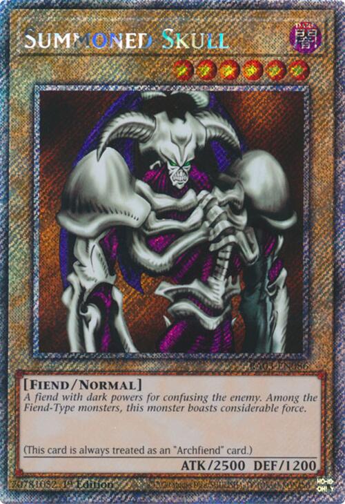 Summoned Skull (Platinum Secret Rare) [RA03-EN086] Platinum Secret Rare | Gaming Infinity