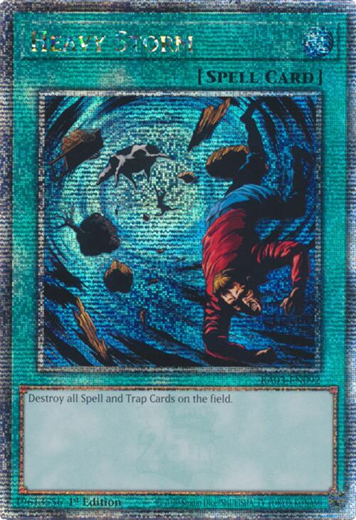 Heavy Storm (Quarter Century Secret Rare) [RA03-EN092] Quarter Century Secret Rare | Gaming Infinity