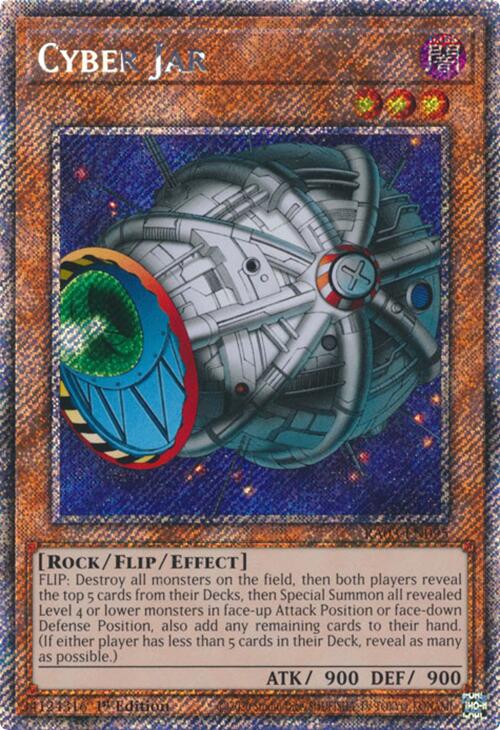 Cyber Jar (Platinum Secret Rare) [RA03-EN095] Platinum Secret Rare | Gaming Infinity