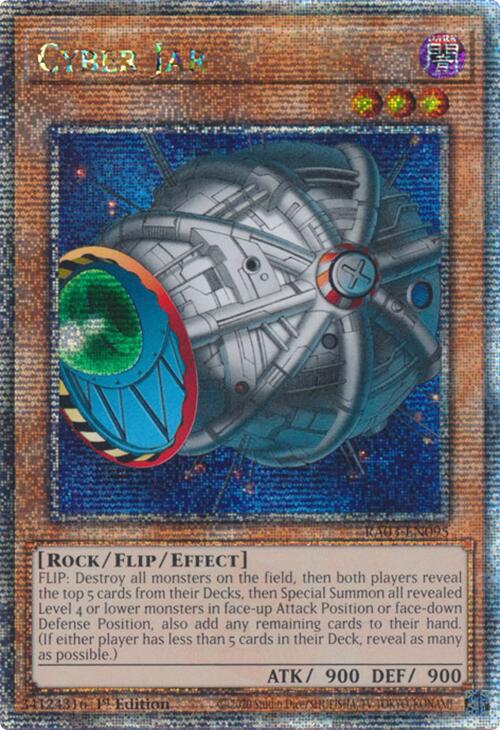 Cyber Jar (Quarter Century Secret Rare) [RA03-EN095] Quarter Century Secret Rare | Gaming Infinity