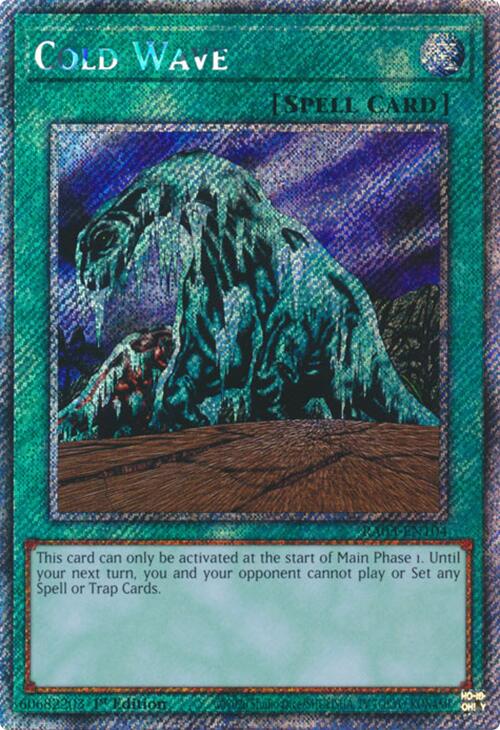 Cold Wave (Platinum Secret Rare) [RA03-EN104] Platinum Secret Rare | Gaming Infinity