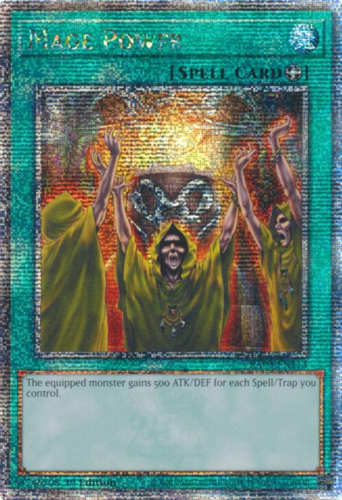 Mage Power (Quarter Century Secret Rare) [RA03-EN113] Quarter Century Secret Rare | Gaming Infinity