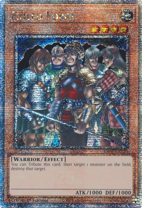 Exiled Force (Quarter Century Secret Rare) [RA03-EN119] Quarter Century Secret Rare | Gaming Infinity