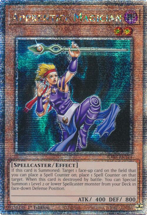 Apprentice Magician (Quarter Century Secret Rare) [RA03-EN124] Quarter Century Secret Rare | Gaming Infinity